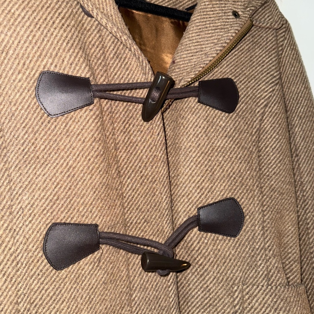 Pendleton Tan Toggle Herringbone Coat With Coyote… - image 5
